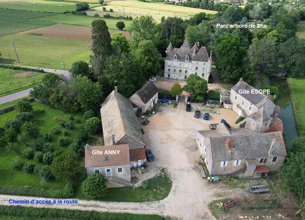 Chateau Du Mauny, Gites Et Chambres D'Hotes En Bourgogne Rosey Exterior photo